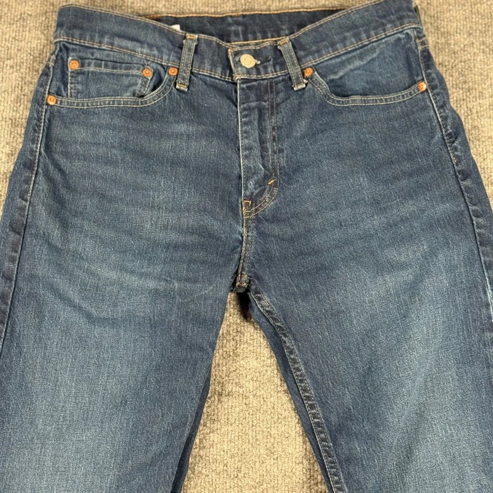 Y2K Retro Levi's 505 Jeans 32x32 Men's Dark Wash Straight Leg Denim Workwear